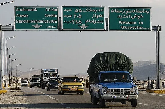 کدام جاده‌های خوزستان در ۴ ماهه امسال بیشترین تردد را داشته‌اند؟