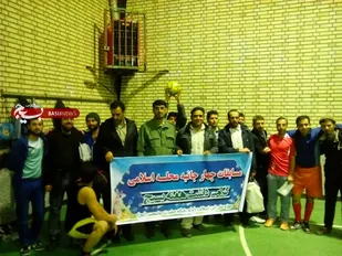 برگزاری مسابقات چهار جانبه فوتسال بسیج در محله اسلامی شهرک ولیعصر(عج) شاهرود