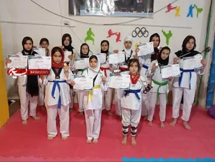 درخشش دختران بسیجی بویراحمد در مسابقات تکواندو