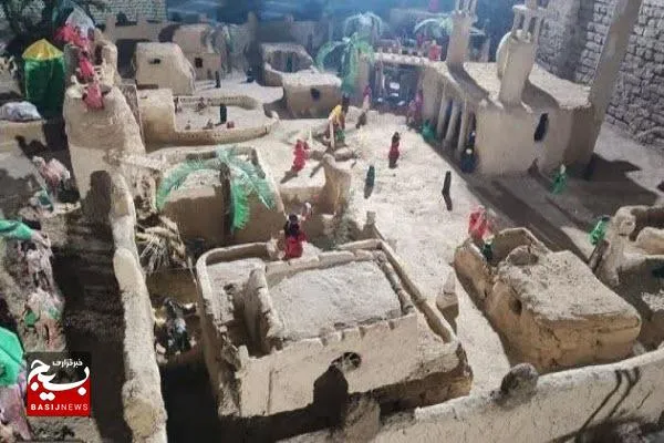 نمایشگاه از بقیع تا کربلا در روستای تکه نهاوند برپا شد