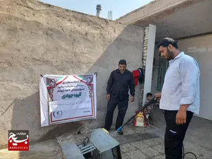 جهاد خنک گروه جهادی با سرویس کولرهای گازی نیازمندان درشوشتر