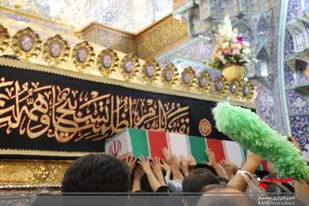 حرم حضرت معصومه (س) با حضور شهید کریمیان حال و هوای زینبی به خود گرفت