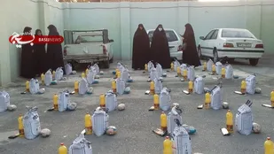 پنجمین مرحله رزمایش مومنانه درشهر وحیدیه برگزار شد