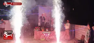 نورافشانی در شب میلاد امام مهربانی&zwnj;ها
