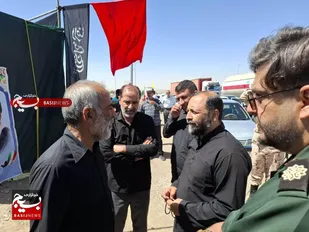 بازدید فرمانده سپاه شاهرود از موکب&zwnj;های رضوی بسیج+ تصاویر