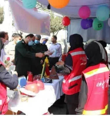 تجلیل فرمانده سپاه ناحیه حضرت عبدالعظیم(ع) از پرسنل آتش نشانی