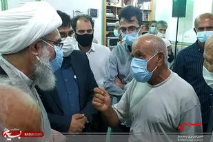 بازدید آیت الله صفایی بوشهری از روستای خورشهاب و بررسی مشکلات این روستا