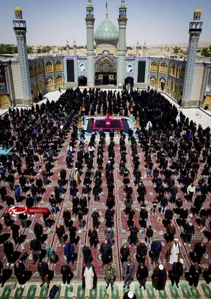 نماز ظهر عاشورا در حرم هلال ابن علی(ع)