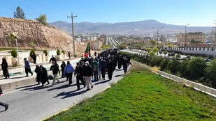 مراسم جاماندگان پیاده&zwnj;روی اربعین حسینی در ایلام برگزار شد