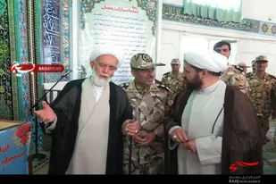 حضور نماینده ولی&zwnj;فقیه در استان همدان در پادگان شهید قهرمان