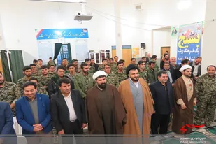 حضور امام جمعه رزن در سپاه ناحیه رزن