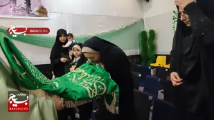 جشن میلاد امام رضا (ع) ویژه بانوان کارمند شهرستان آبادان با حضور خدام رضوی