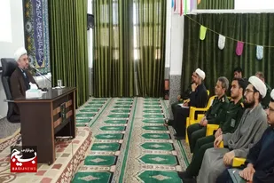 برگزاری مراسم گرامیداشت دهه کرامت در سپاه ناحیه رزن