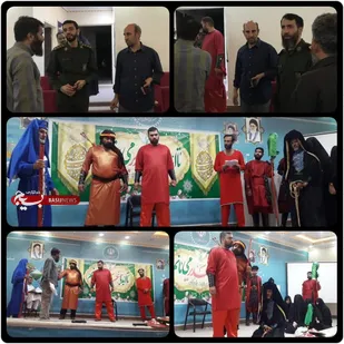 هنرمندان پیشوایی در تب و تاب تمرین نمایش اسیران عشق