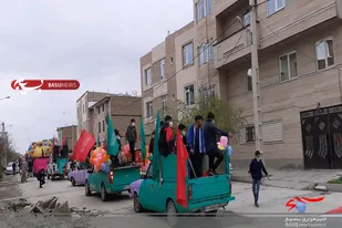برپایی کاروان شادی به مناسبت میلاد حضرت مهدی(عج) در مریانج