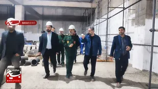 بازدید فرمانده سپاه قم از روند احداث موتورخانه مرکزی مسجد مقدس جمکران