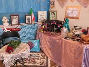 افتتاح نمایشگاه اقتصاد مقاومتی،صنایع دستی و غذاهای محلی در روستای سیبک