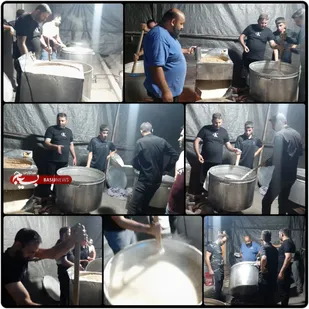مراسم حلیم پزان شب اربعین حسینی در پیشوا