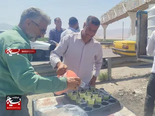خدمت جهادی در مسیر زائران؛ موکب &laquo;شهید سلیمانی&raquo; برپا شد