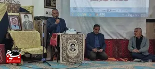 برگزاری مراسم شبی با رفیق شهیدم در شهر رویان