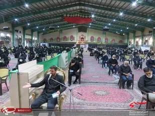 برنامه سوگواری روز دوم محرم حسینیه ثارالله خمینی شهر