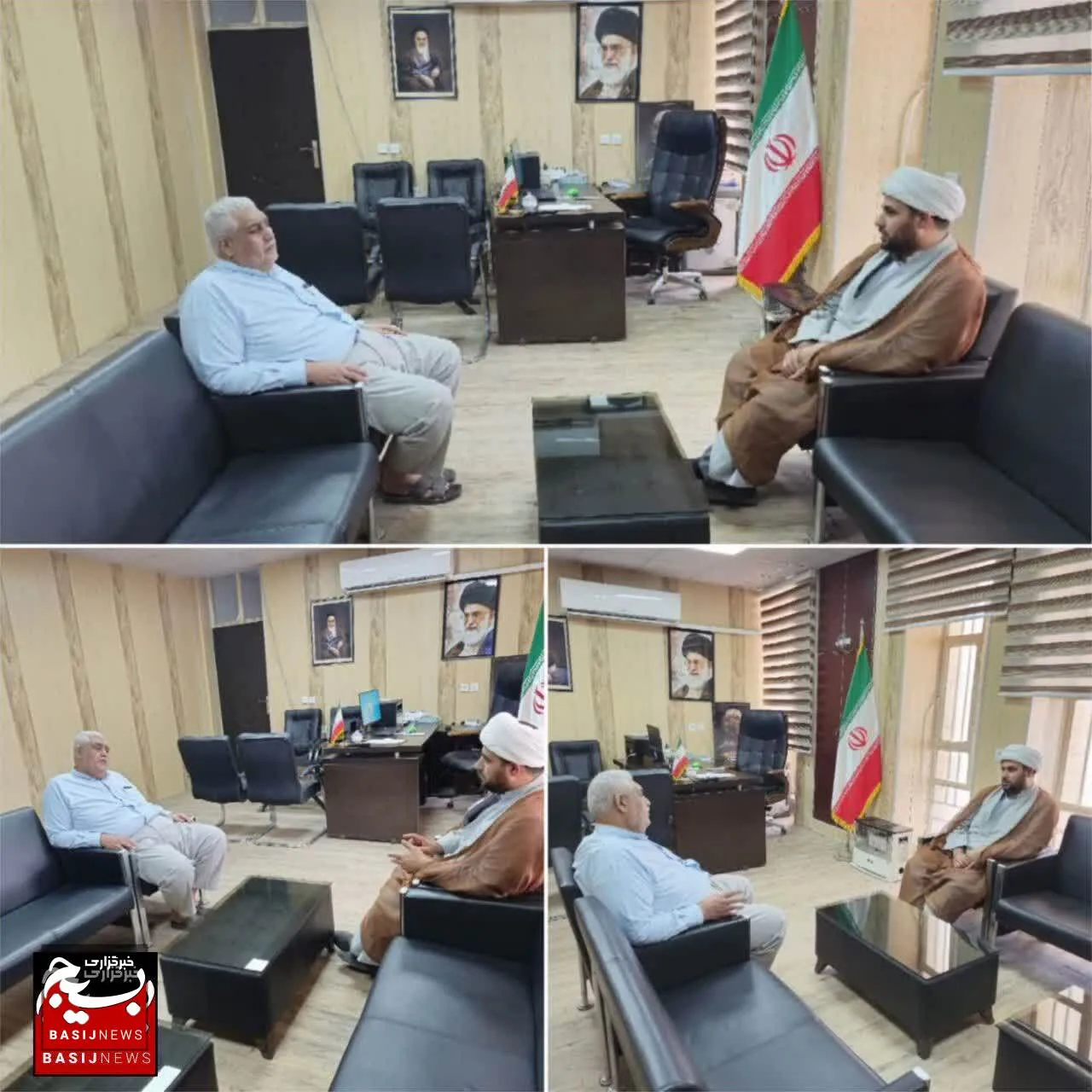 رئیس مجمع بسیجیان با فرماندار کرخه دیدار کردند
