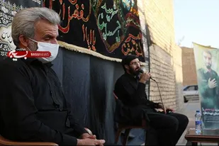 عزاداری سیدرضا نریمانی در کوچه شهید محسن حججی
