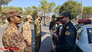قدر دانی از حافظان امنیت توسط گردان120امام حسین(علیه السلام)انجام شد