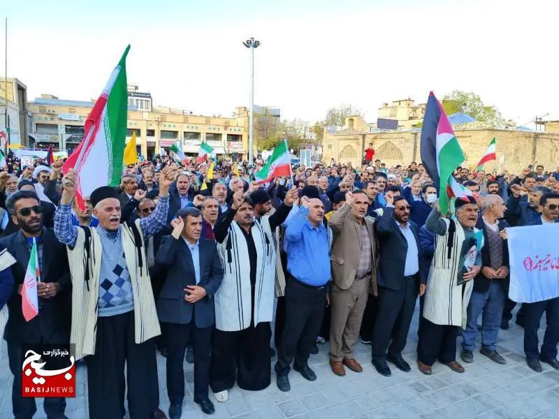 تقدیر مردم چهارمحال و بختیاری از تنبیه رژیم خبیث