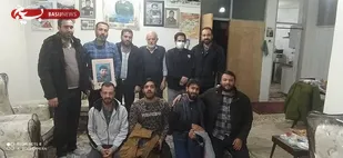 دیدار رزمندگان گردان یکم فاتحین با  تعدادی از خانواده شهدای مدافع حرم