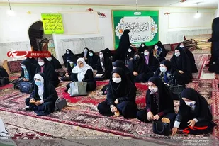 برگزاری مراسم جشن میلاد با سعادت حضرت زینب (س ) توسط حلقه های ذاکرین خواهر بسیجی