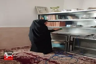 غبارروبی مسجد توسط گروه جهادی پایگاه راه زینب