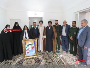 دیدار با خانواده روحانی شهید قاسم یزدانی