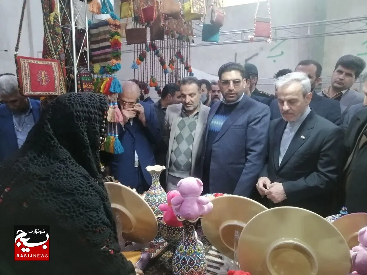 گشایش نمایشگاه صنایع دستی در مرز ایران و ترکمنستان