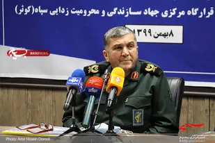 نشست خبری دبیر قرارگاه مرکزی جهاد سازندگی و محرومیت زدایی سپاه