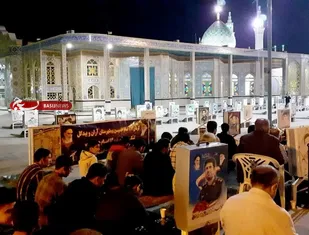 برگزاری برنامه شبی با شهدا و ميثاق با شهدا در شهرستان آران و بیدگل