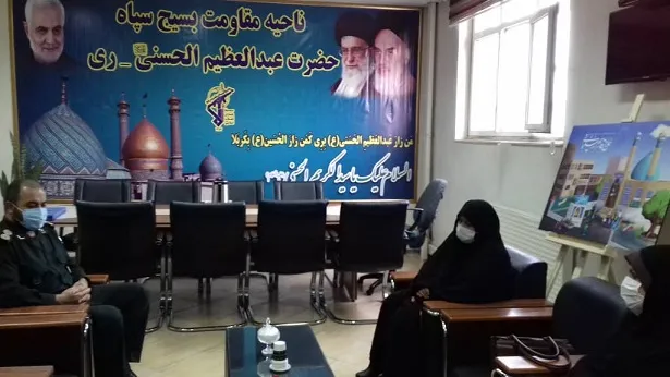 دیدار سرپرست بخشداری مرکزی ری با فرمانده سپاه ناحیه حضرت عبدالعظیم الحسنی (ع)