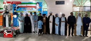 تقدیر ازموذنین ومکبران بسیجی در آغاجاری