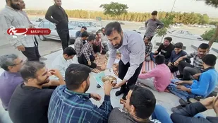 اجرای برنامه زیارتی وبصیرتی توسط رزمندگان گردان ۱۲۴ امام حسین علیه السلام
