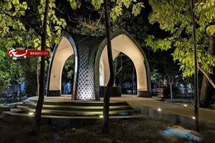 رونمایی از یادمان شهدای گمنام در چهارراه پاسداران