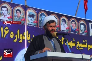 برگزاری مراسم تشییع شهید گمنام در روستای فقیه&zwnj;حسنان