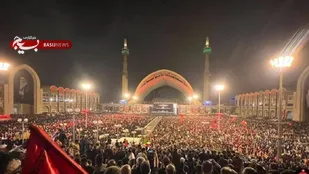 اعزام کاروان عظیم بسیجیان بهبهان به تهران برای حضور در مراسم سوگواری رهبر شهید+ فیلم
