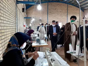 افتتاح کارگاه خیاطی با هدف اشتغالزایی خانواده های محروم