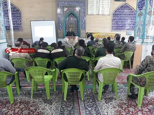 برنامه تکریم و معارفه فرمانده گردان ۱۱۲ امام حسین(ع) برگزار شد