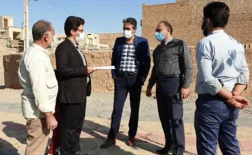 حضور شهردار آران و بیدگل در محله مسلم آباد