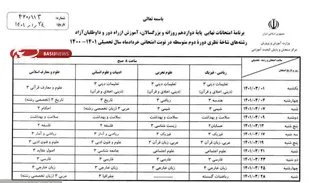 فصل امتحانات فرا رسید/ آغاز امتحانات نهایی دانش&zwnj;آموزان از امروز