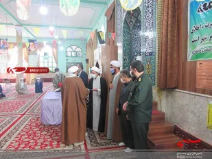 مراسم تکریم و معارفه استادیار شبکه صالحین سپاه چناران