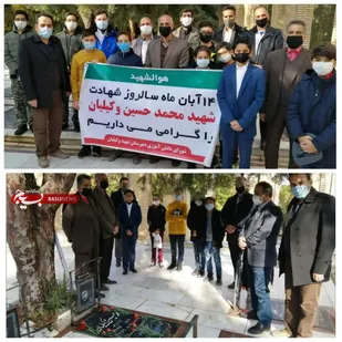 تجدید میثاق دانش آموزان بسیجی شاهرود با شهدا+ عکس