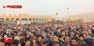 پیکر پاک شهید امنیت،  سعید پویان در باغملک تشییع و خاکسپاری شد