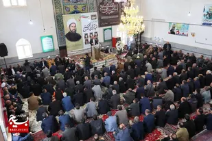 مراسم گرامیداشت سالروز شهادت آیت الله مفتح در فامنین برگزار شد